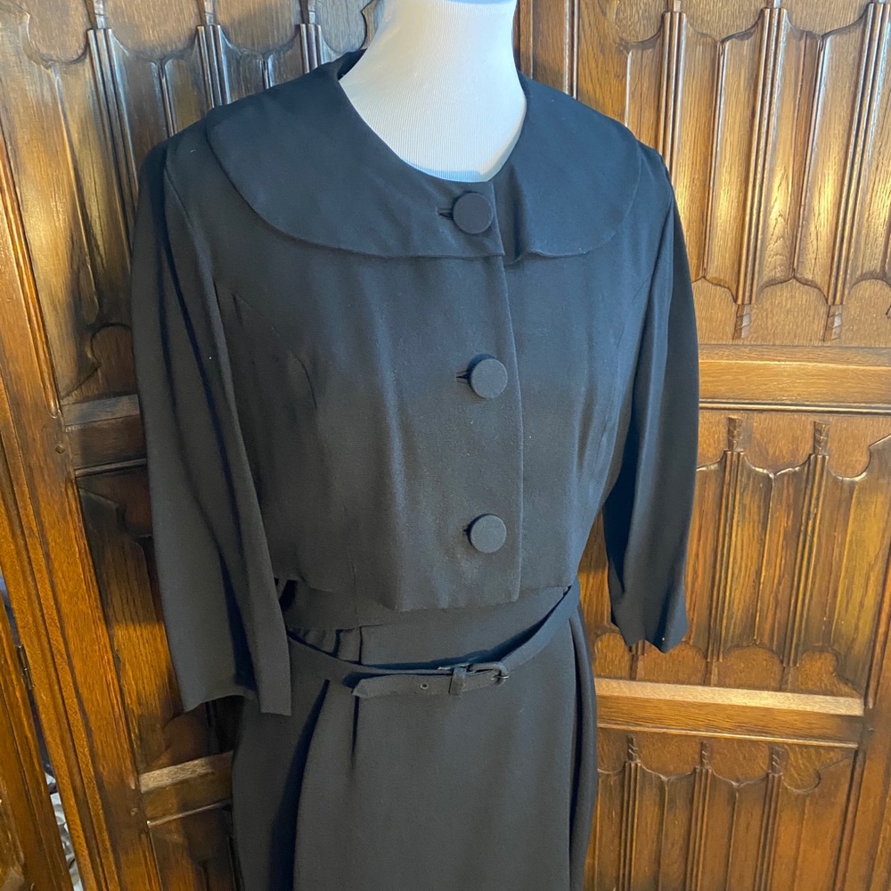Vintage Little Black Dress with Jacket 🌺🌸🌷